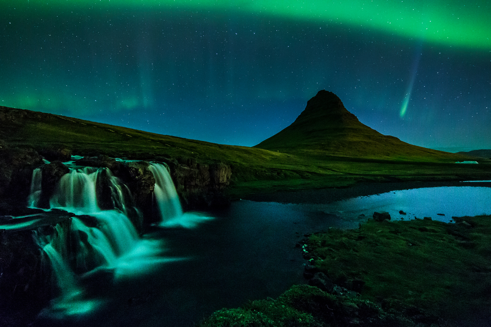 Mt. Kirkjufell Aurora