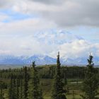 Mt McKinley on a cloudy day