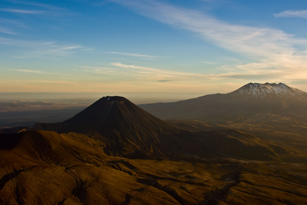 Mt-Ngauruhoe Scenic Flight in Sunset