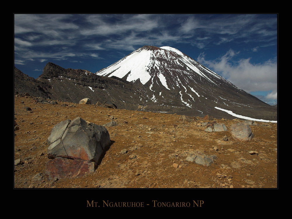 Mt. Ngauruhoe - Tongariro NP - Neuseeland