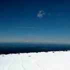 Mt Ruapehu with Mt Taranaki