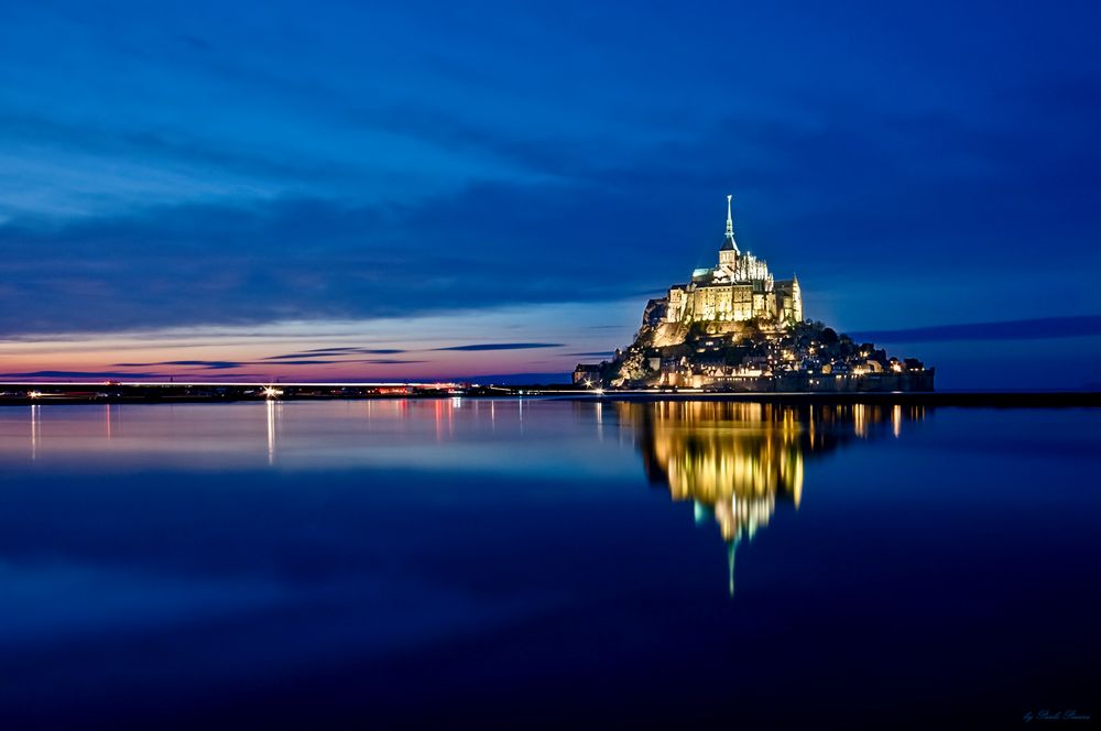 Mt St Michel blue hour