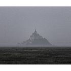 Mt. St. Michel im Morgennebel