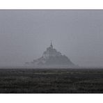 Mt. St. Michel im Morgennebel