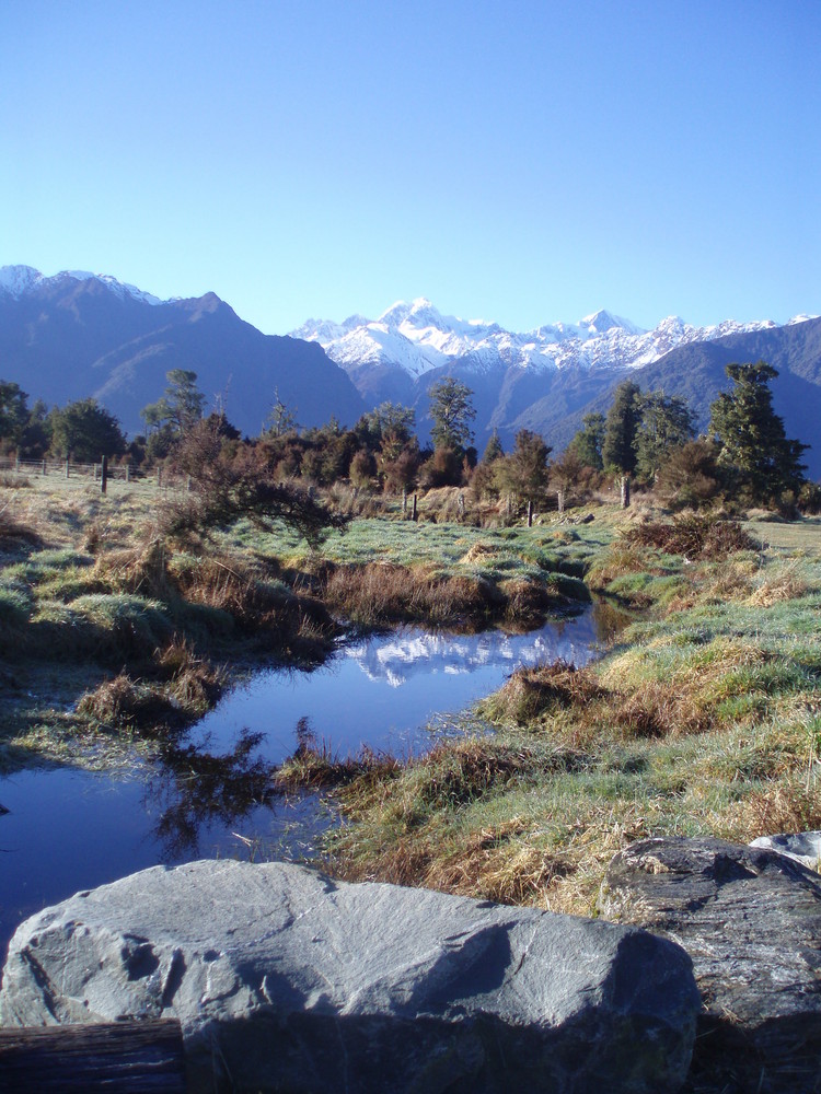 Mt. Tasman & Mt. Cook, New Zealand - South Island