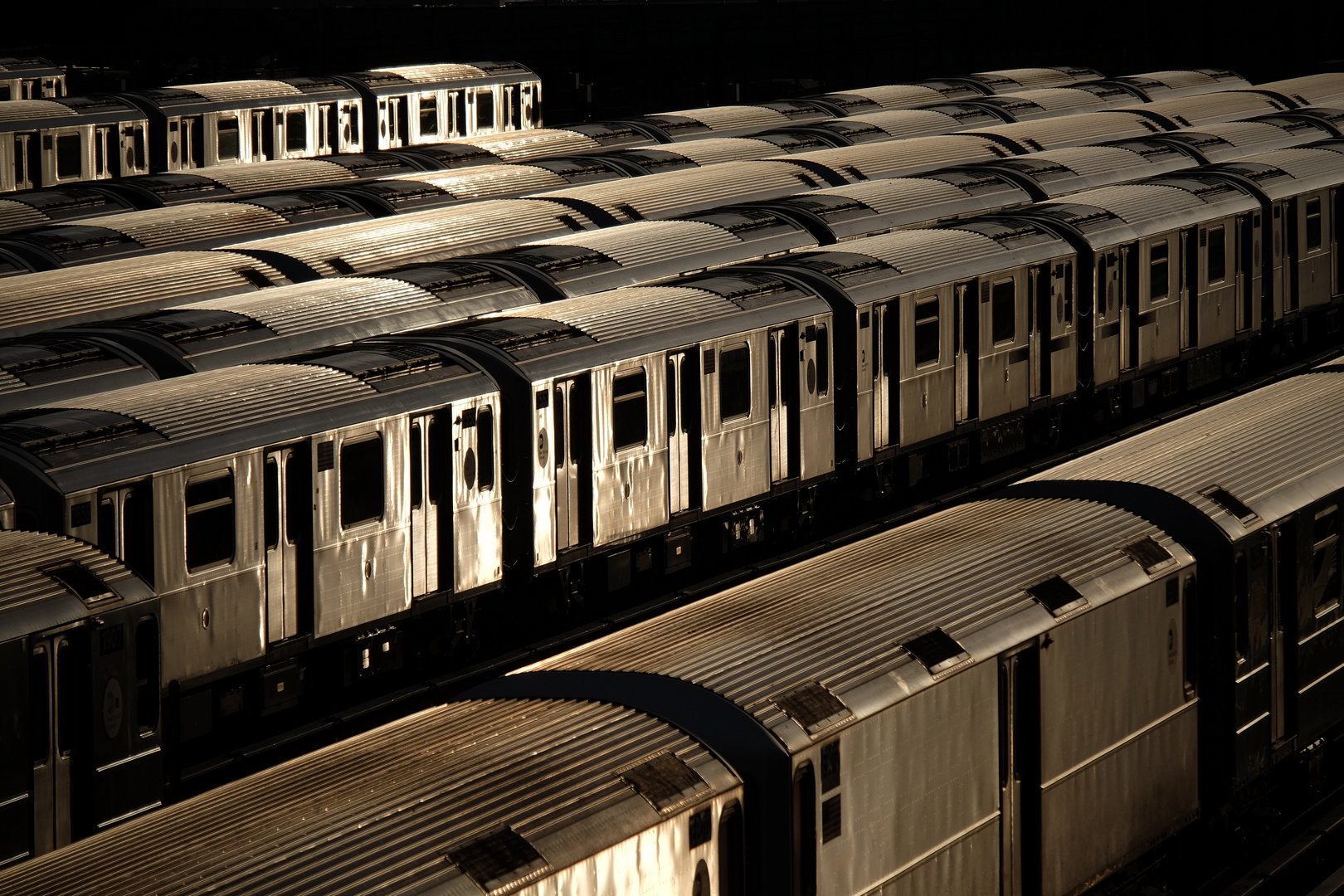 MTA Subway Trains, Queens, New York City, 2017