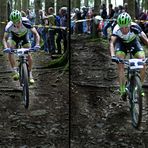 "MTB - CUP in Münsingen* Verfolgung des Führenden Henrique Avancini"