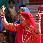 MTF 20Fotos Strassenhochzeit 3 in Rajasthan,eine Tänzerin