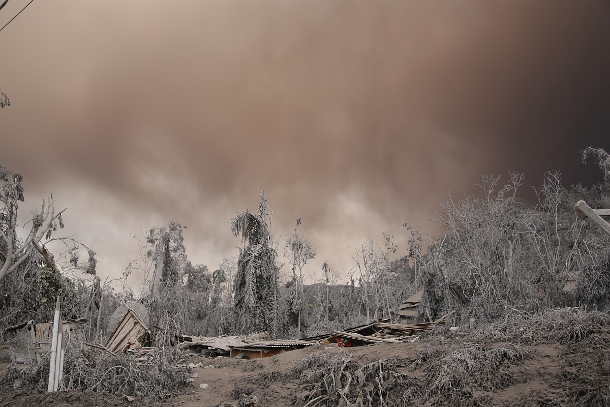 Mt.Sinabung Vulkan, Sumatra