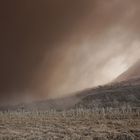 Mt.Sinabung Vulkan, Sumatra, Aschelandschaft