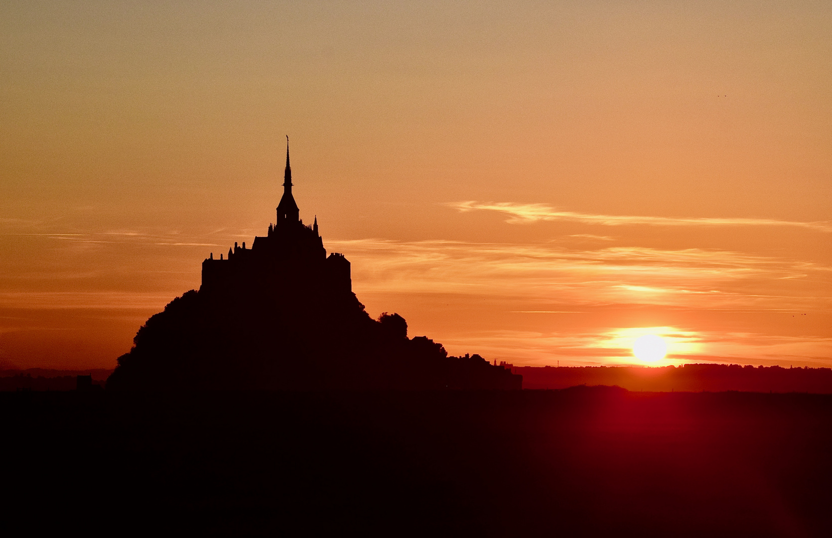 Mt_St_Michel_Sunrise