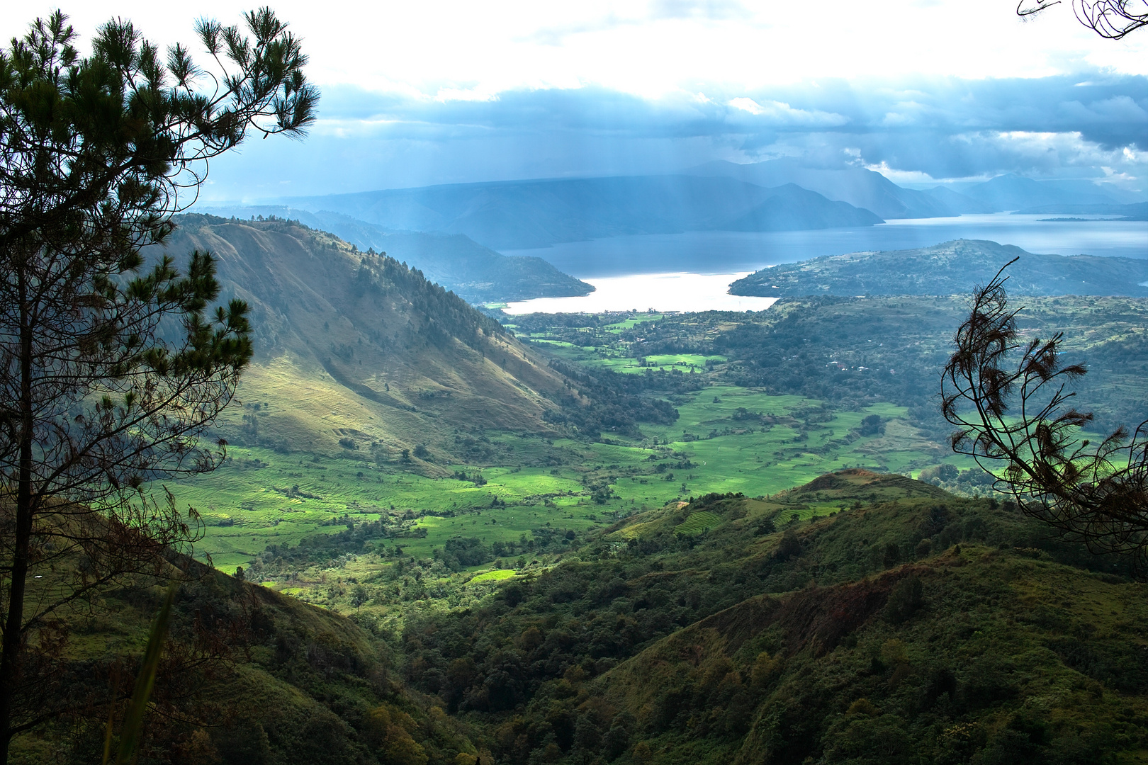 Muara Toba See Tapanuli Utara Nord Sumatra Indonesien Muara Toba See Tapanuli Utara Nord Sumatra Indonesien