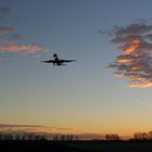 MUC - Landung im Sonnenaufgang