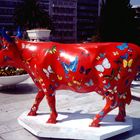mucca colorata ad Atene