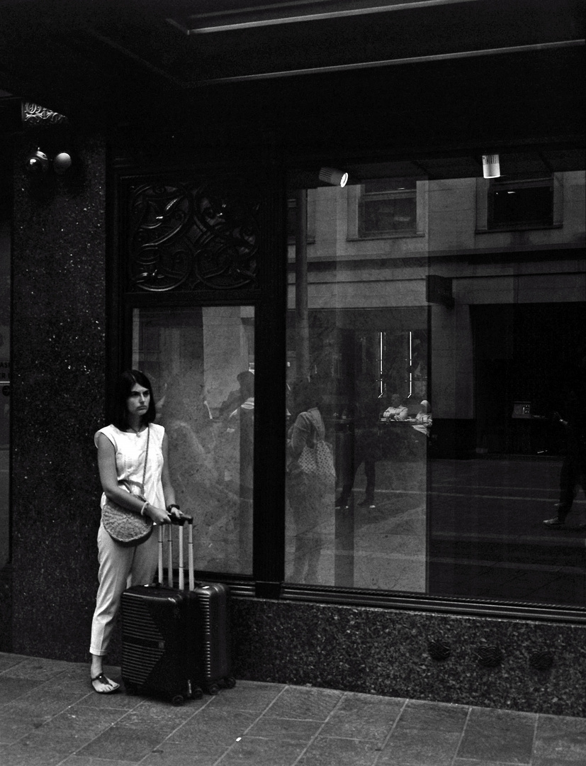 Muchacha en Harrods (Londres)