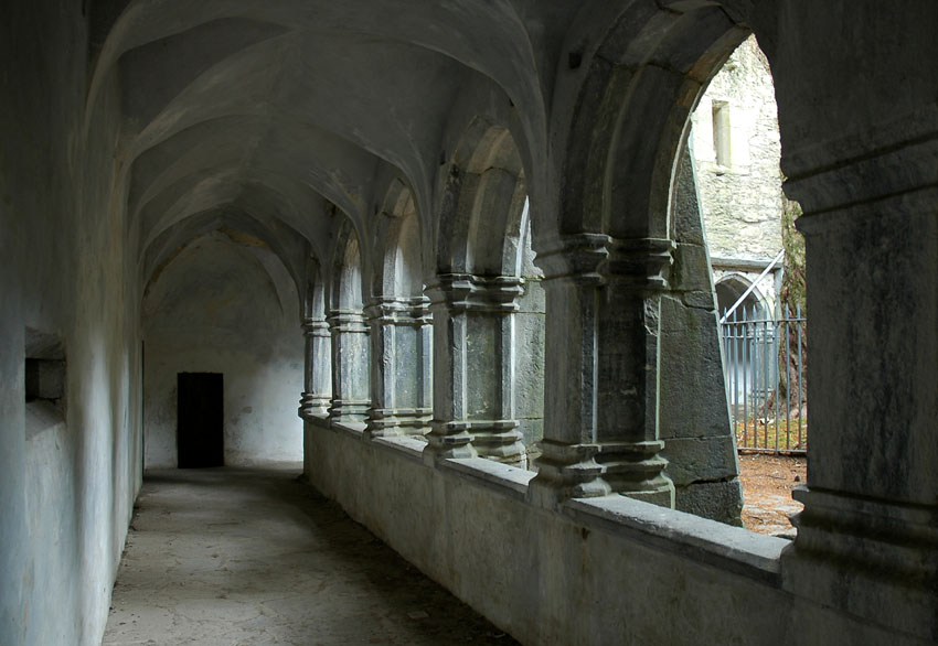 Muckross Abbey cloister - take two