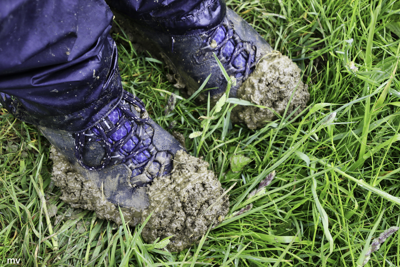 muddy boots