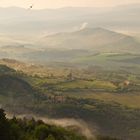 Müde Landschaft in Toscane