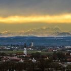 Mühldorf und der Dachstein im Fönsturm