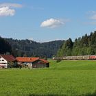 Mühldorfer Blondine auf Abschiedstour im Allgäu