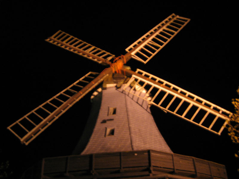 Mühle am Abend