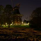 Mühle am Wall bei Nacht