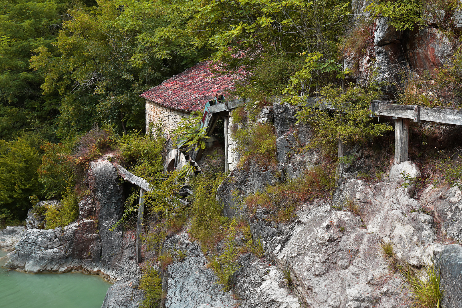 Mühle an der Schlucht