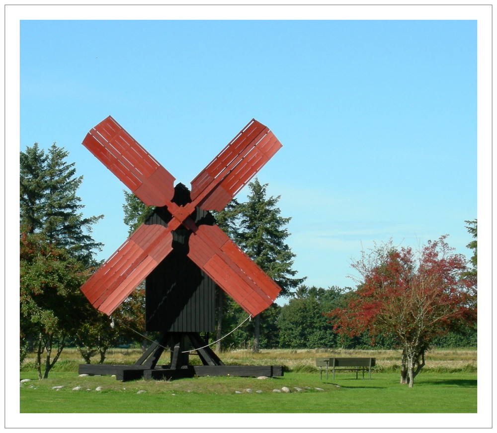 Mühle auf Laesoe im Museumsbauernhof. (DK)