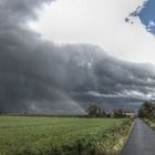 Mühle bei Burgdorf (Landkreis Wolfenbüttel) nach einem heftigen Gewitter