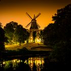 Mühle bei Nacht