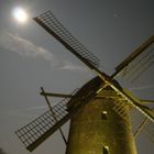 Mühle bei Vollmond