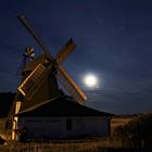 Mühle bei Vollmond