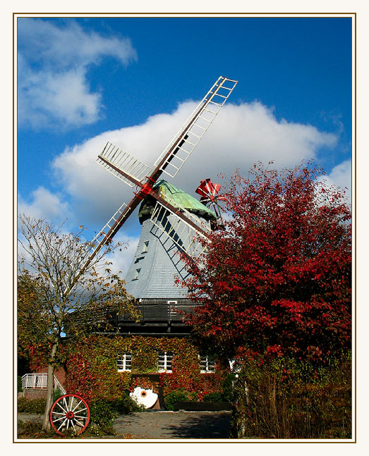 Mühle im Herbst