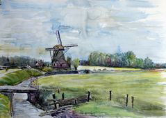 Mühle im Maassland - Holland