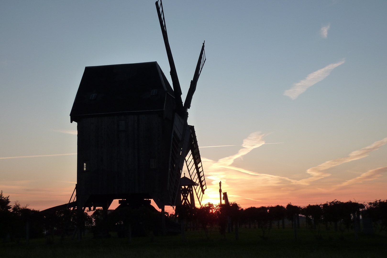 Mühle im Morgenrot