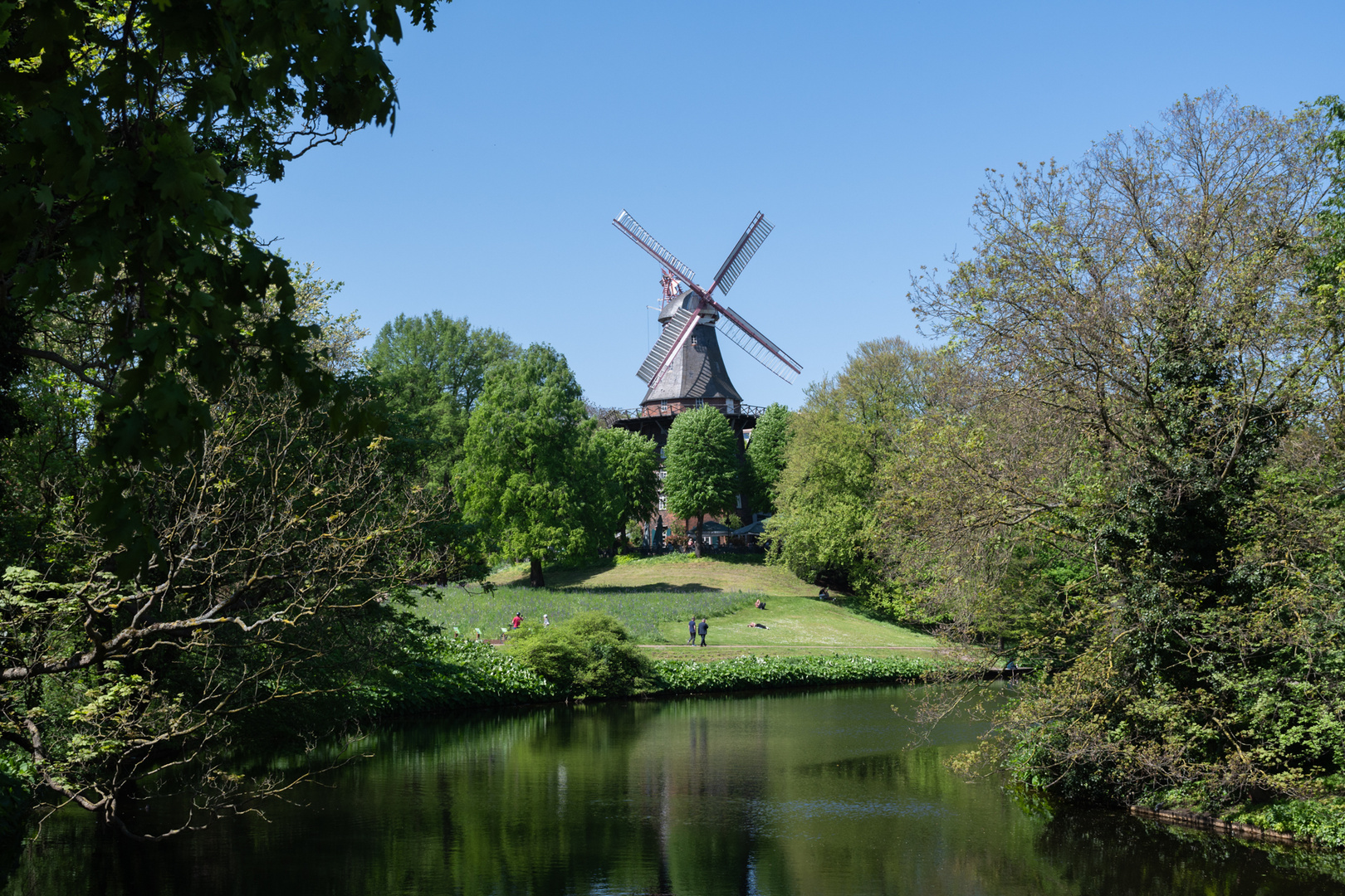 Mühle im Park