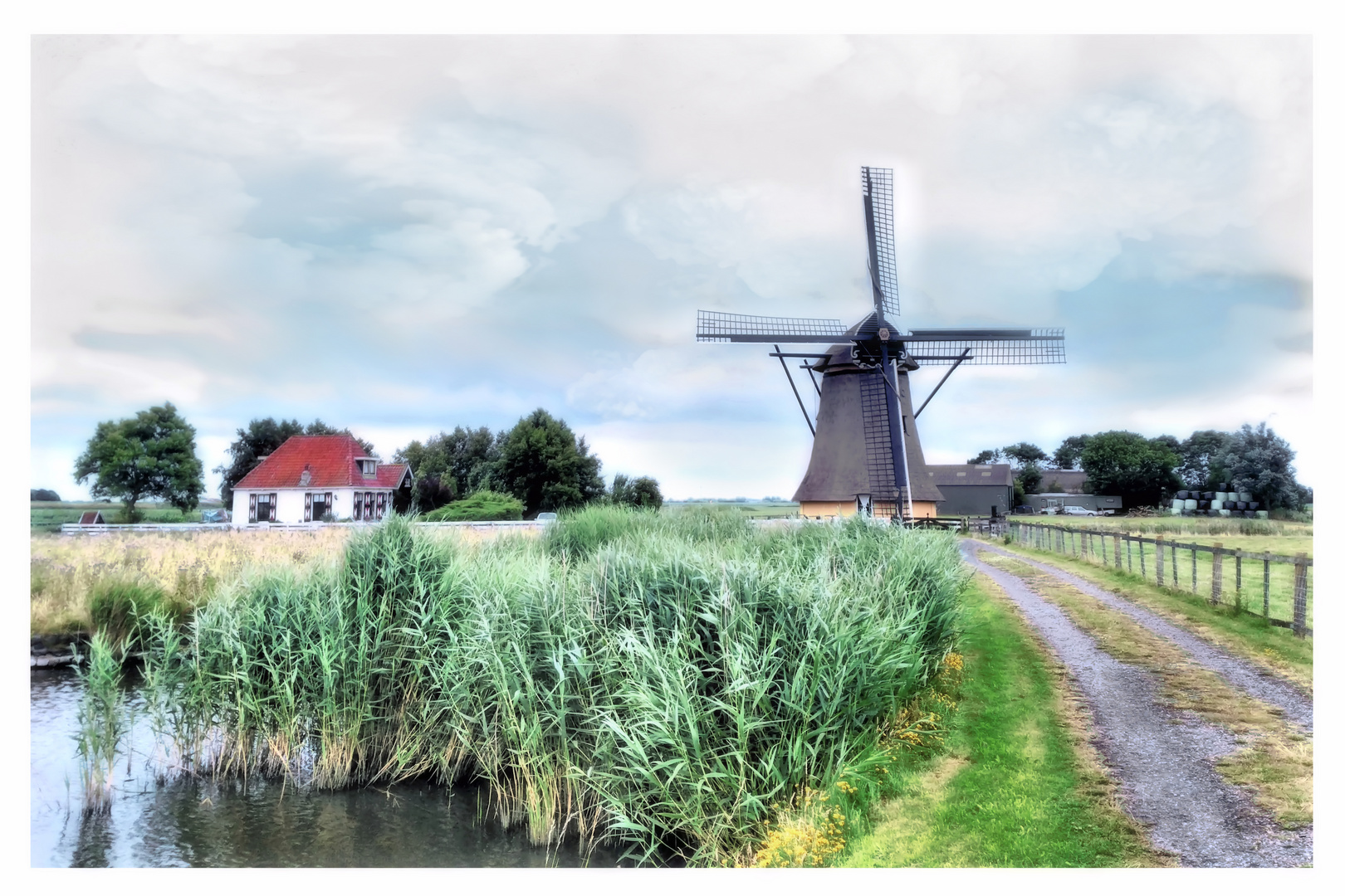 Mühle im Polder