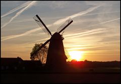 Mühle im Sonnenuntergang2