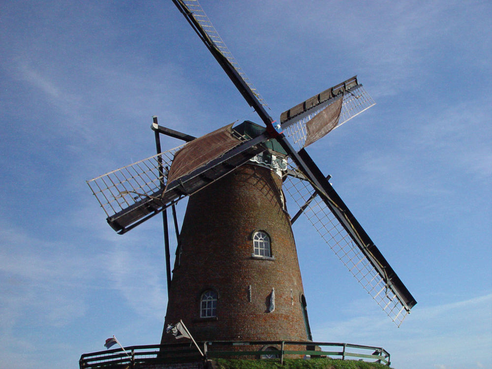 Mühle im Wind