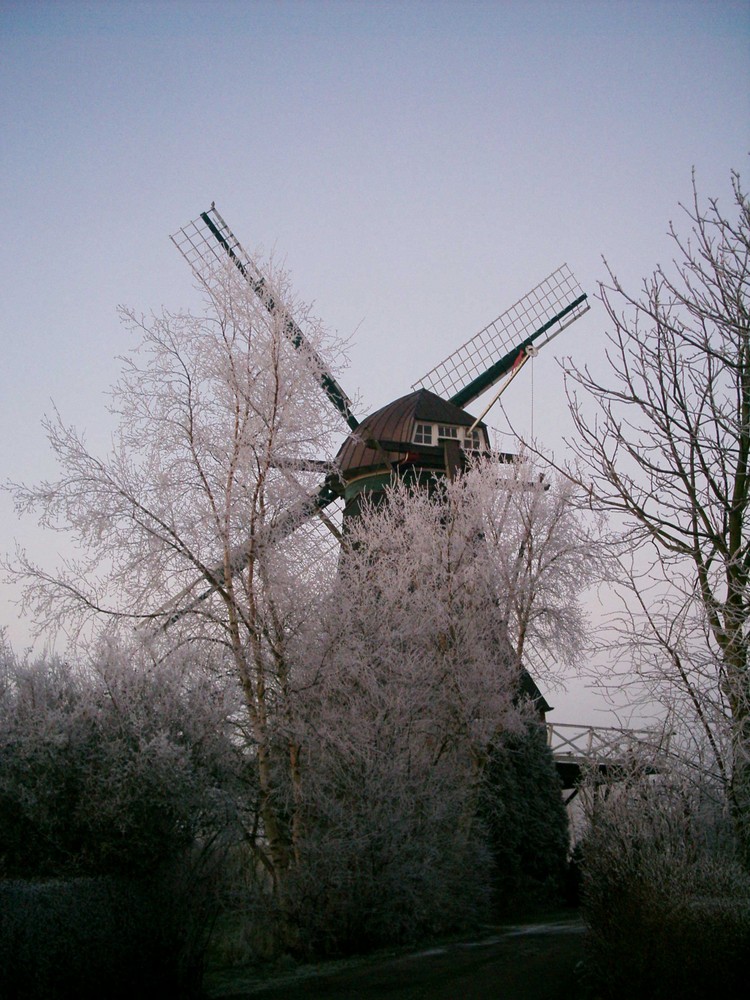 Mühle im Winter