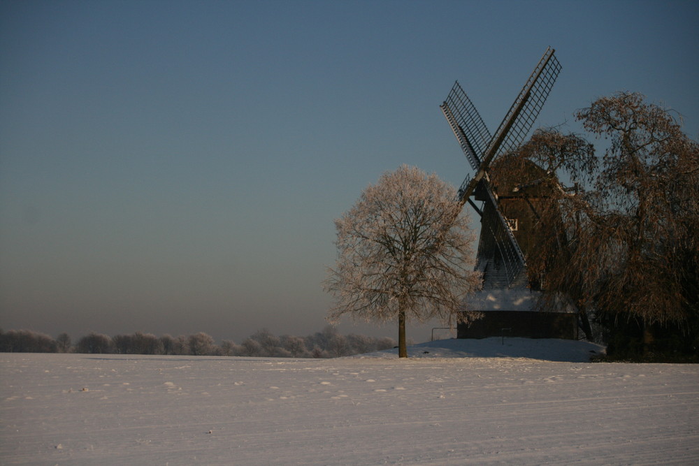 Mühle im Winter