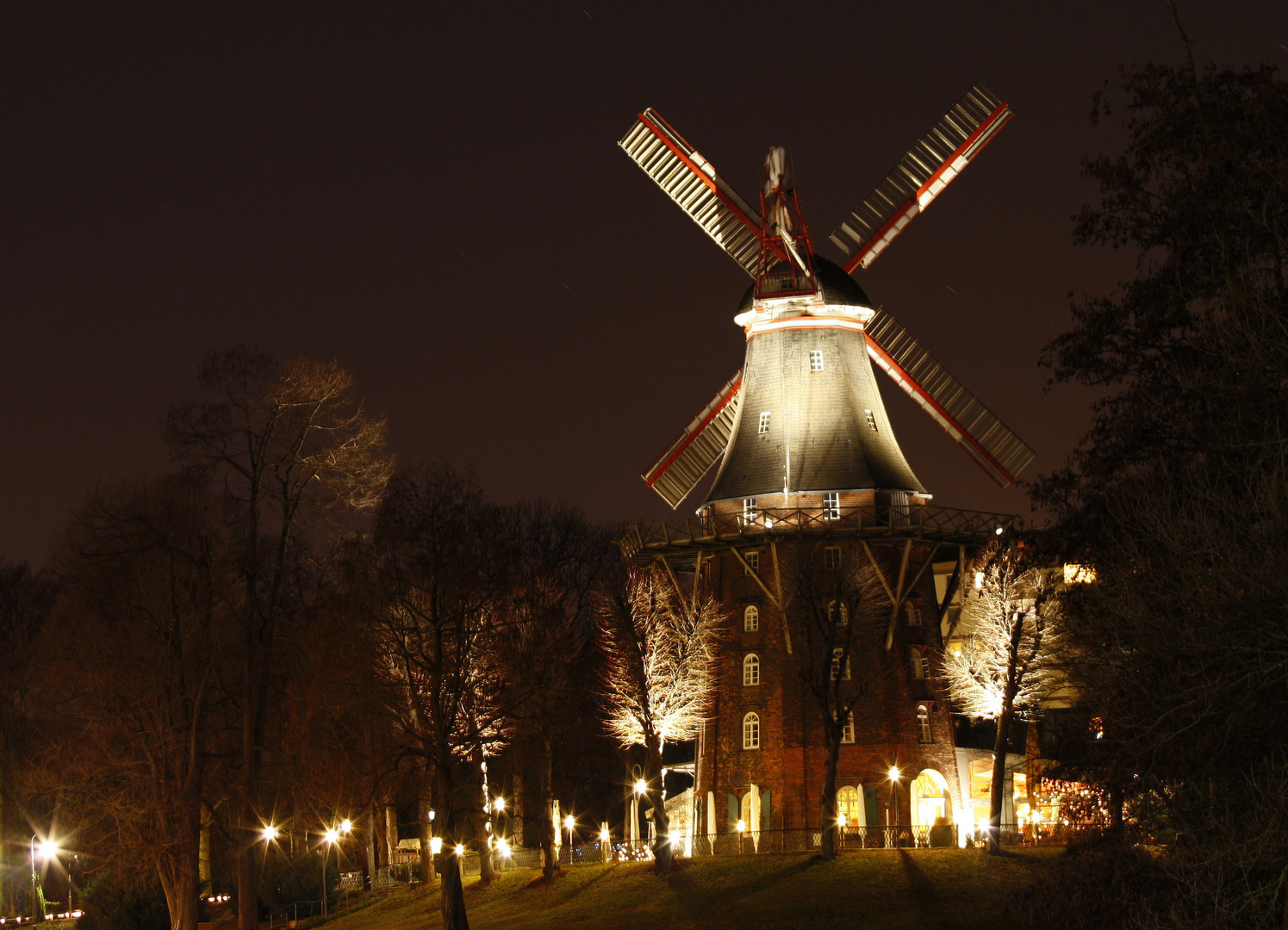 Mühle in den Bremer Wallanlagen