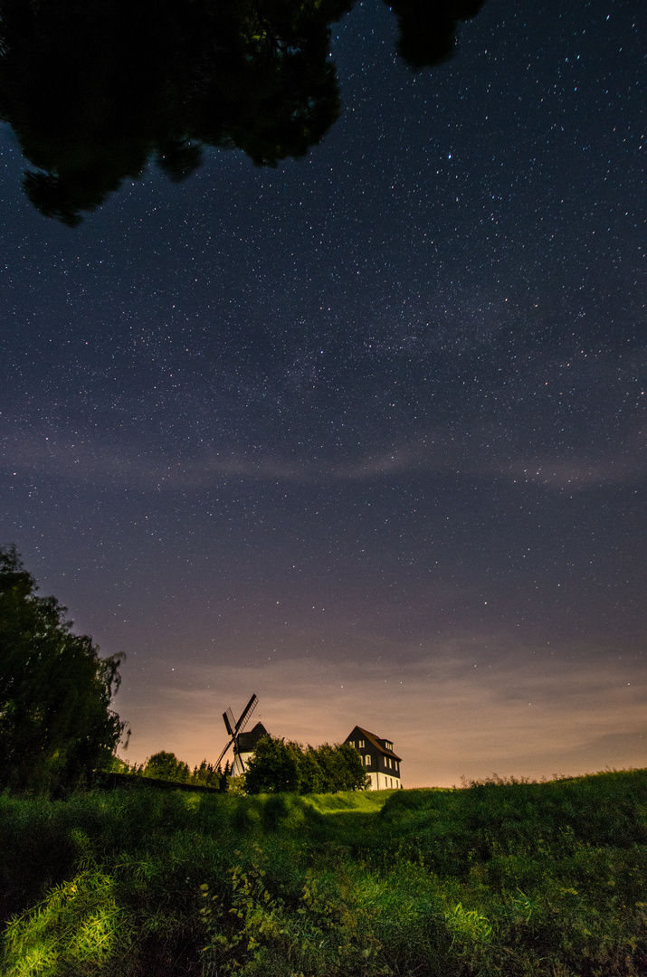 Mühle in der Nacht