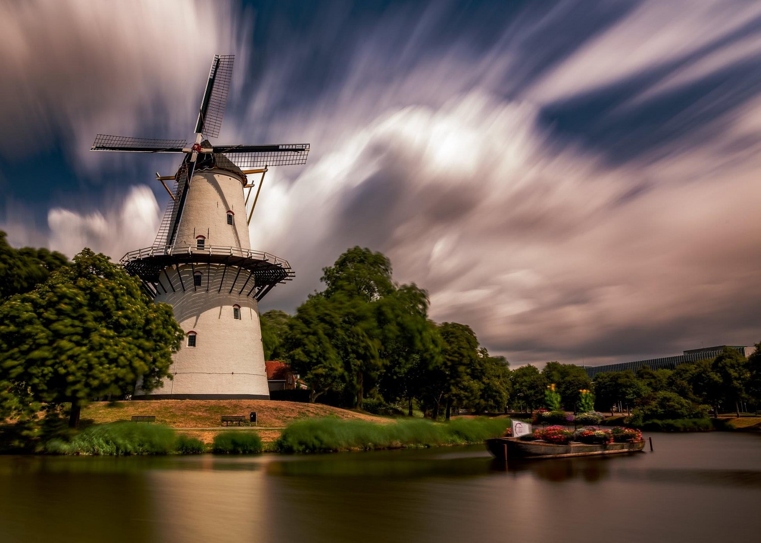 Mühle in Middelburg (NL/Zeeland/Walcheren)