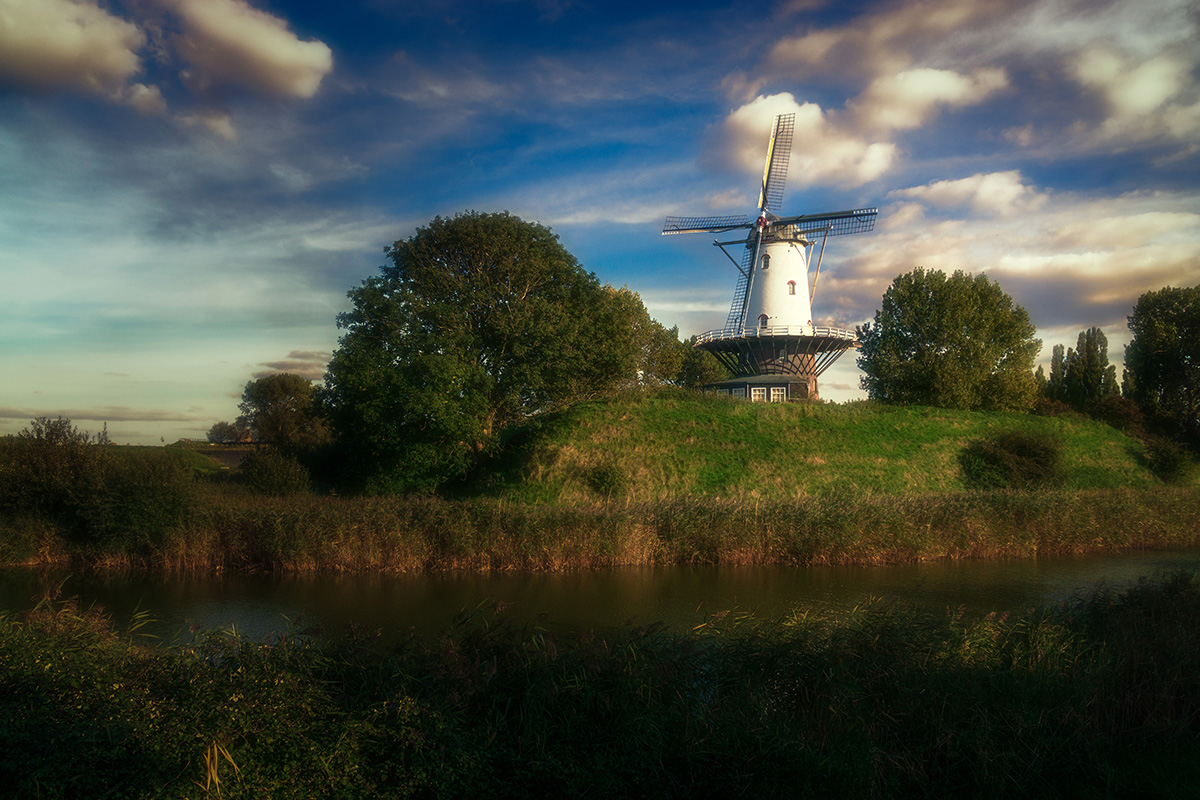 Mühle in Veere.