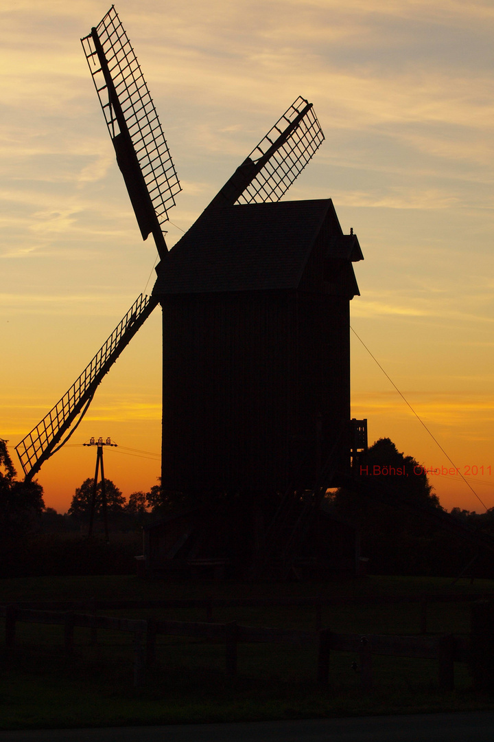 Mühle in WEHE (bei Rahden) im Oktober 2011