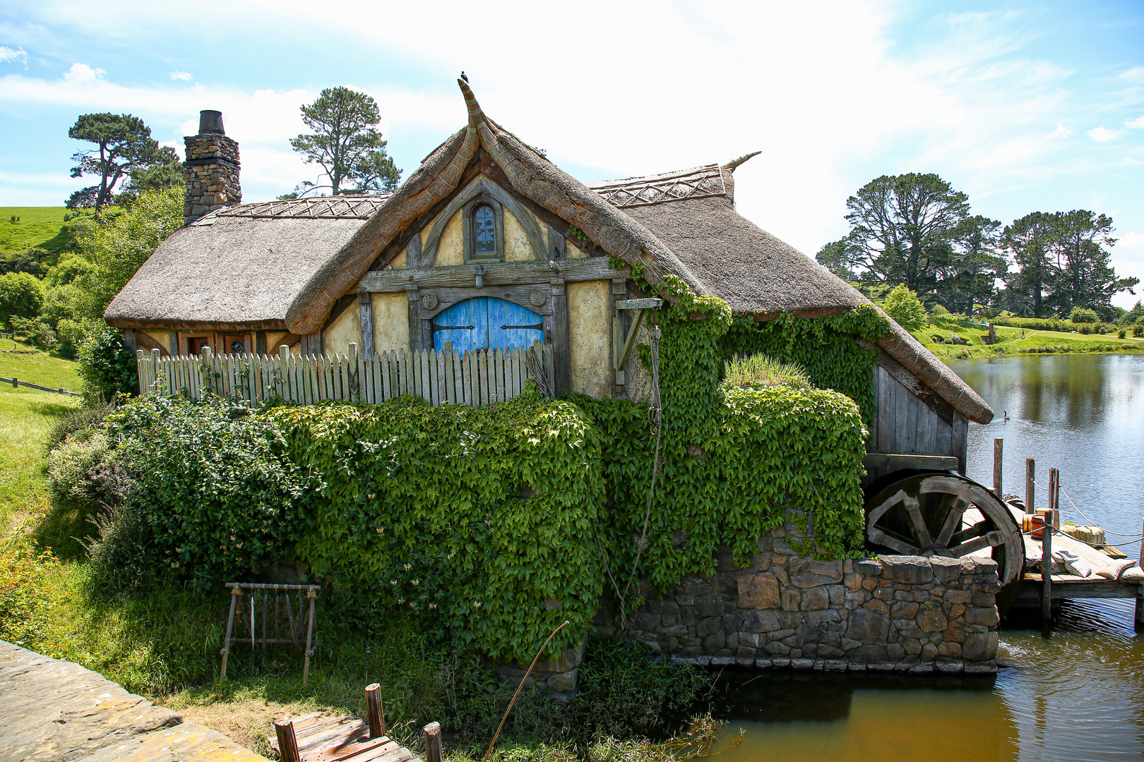 Mühle mit Verladesteg