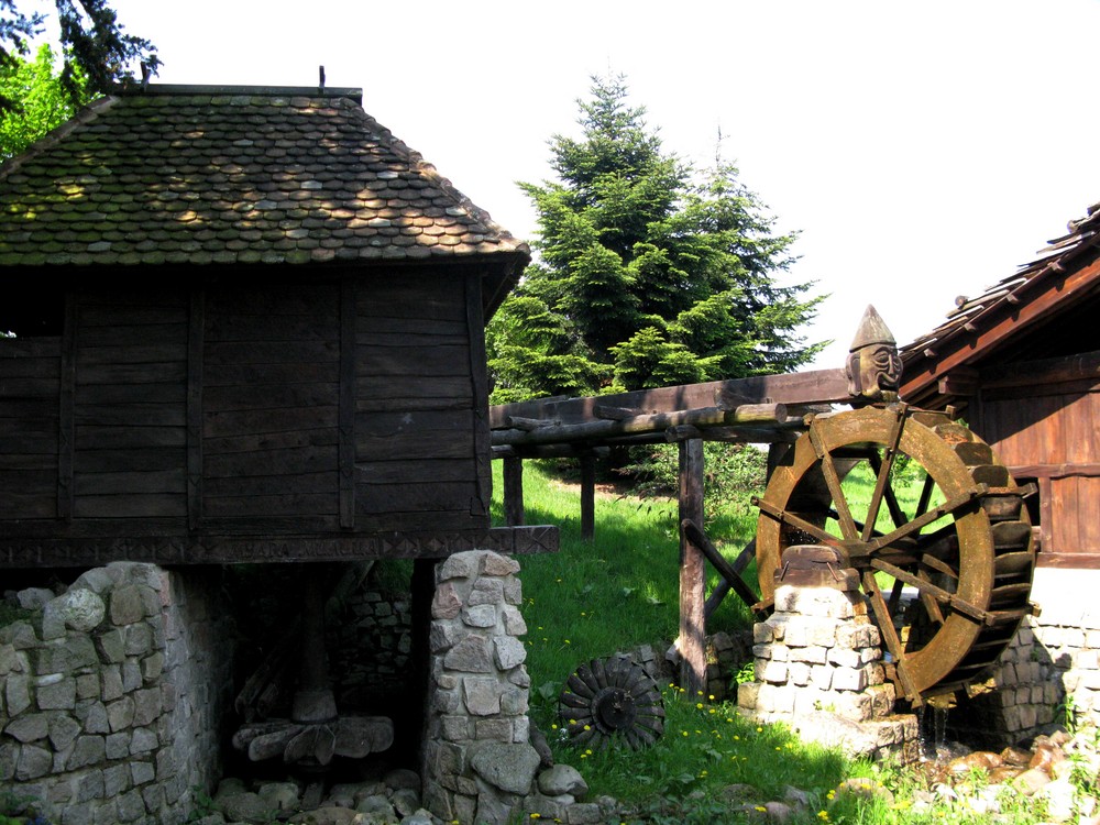 Mühle mit Wasserrad