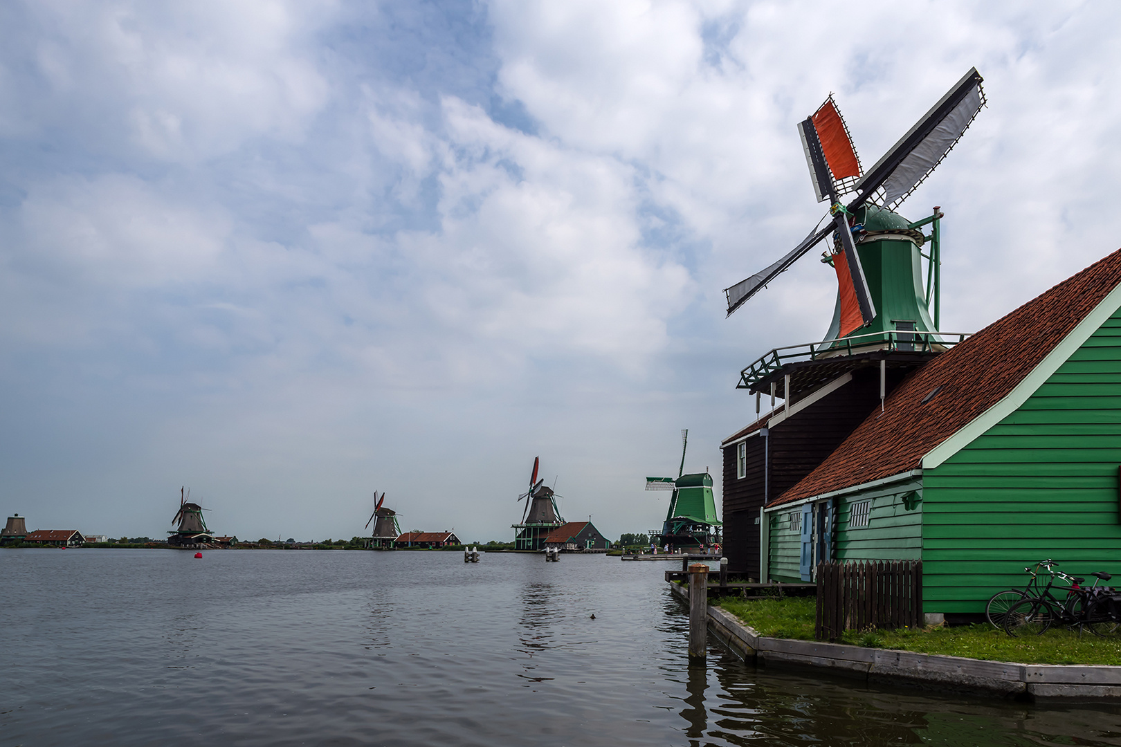 Mühlen am Fluss Zaan