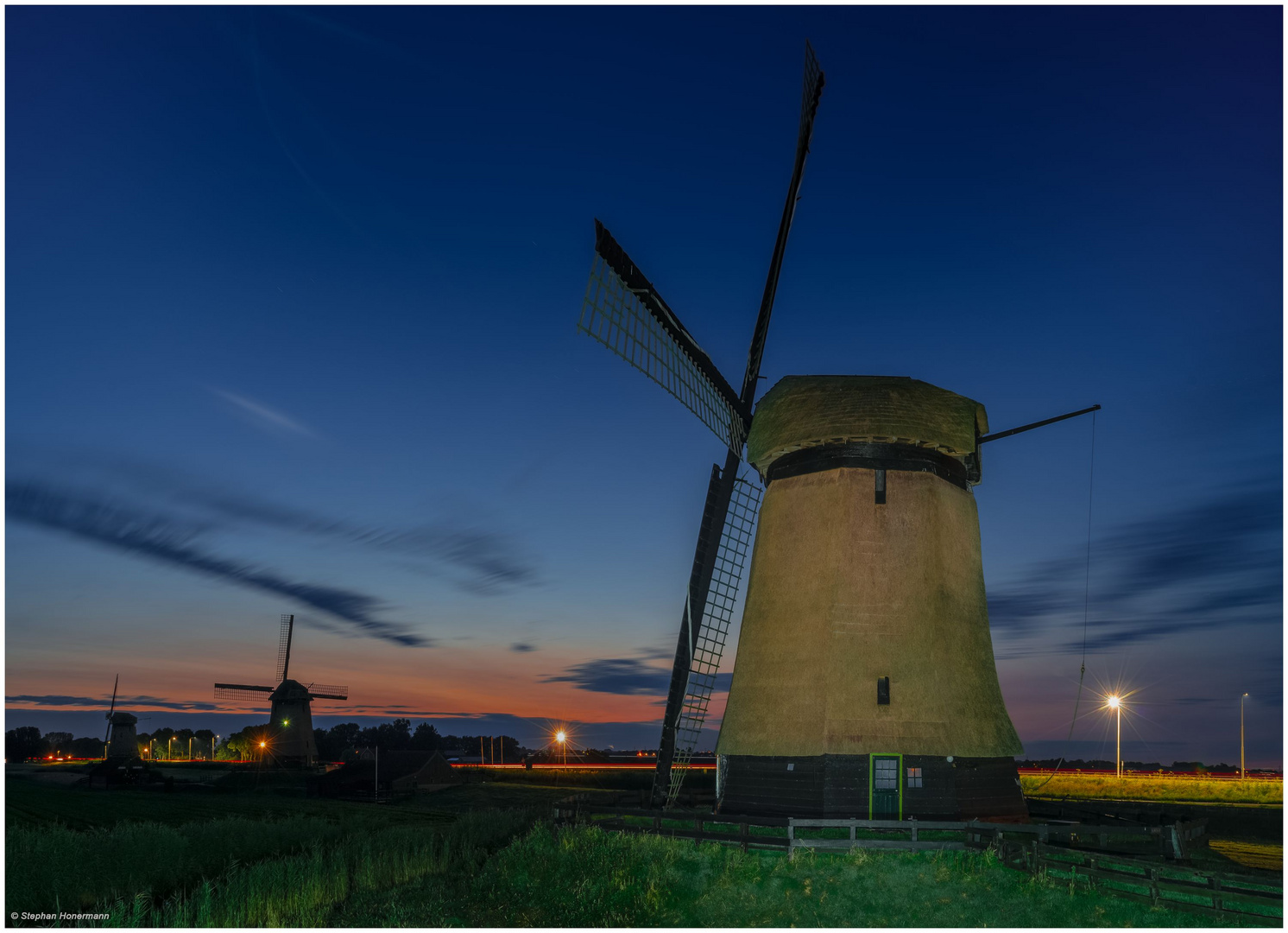 Mühlen-Dreigang in Schermerhorn, Provinz Nordholland